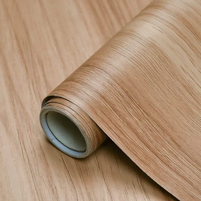 Sevalo Wood Contact Paper Wood Peel and Stick Wallpaper Light Wooden Look Grain - Image 1 of 4