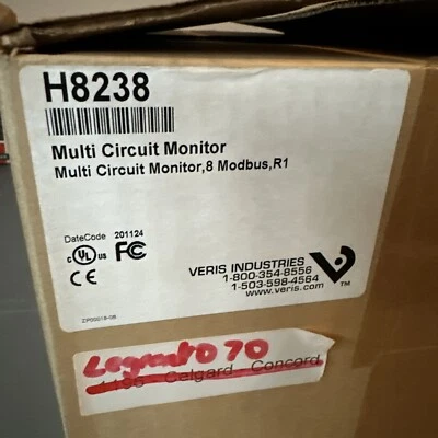 Veris H8238 Multi-Circuit Power Monitor NEW — 第 1/3 张图片