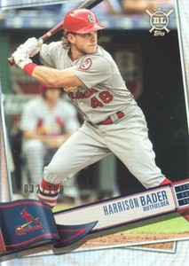 2019 Topps Big League Rainbow Foil #301 Harrison Bader 032/100