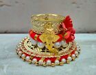 1 Beautiful Ganesha Tea Light Candle Holder For Pooja, Aarti,Wedding,Diwali
