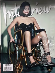 INTERVIEW MAGAZINE DECEMBER 2016 KYLIE JENNER LATEX SPECIAL A3 MINT CONDITION - Picture 1 of 19