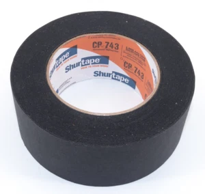 Shurtape CP 743 cinta adhesiva negra mate fotografía impermeable a la luz - Imagen 1 de 2