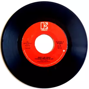 JERRY LEE LEWIS - Folsom Prison Blues / Over The Rainbow -Vinyl 45rpm Electra - Imagen 1 de 4
