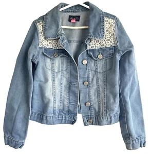Children's Place Denim Jacket Kids Size M 7/8 long sleeve - Picture 1 of 3