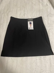Rafaella Black Comfort Stretch Skort With Side Slits. Women's Size Small ,NWT - Picture 1 of 4