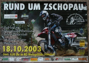 Plakat "Rund um Zschopau" 2003 -laminiert - Bild 1 von 1