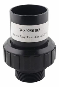 Zodiac Titan/Emaux Filter Union Assembly 40mm Barrel Union Single W89280102 - Picture 1 of 5