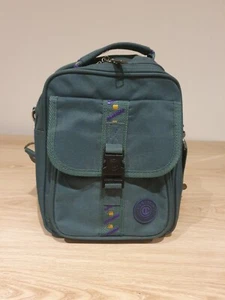 Carlton International Small Travel Bag Green Purple And Yellow 90s Vintage Retro - Picture 1 of 9
