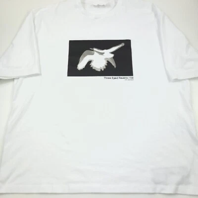 Camiseta Niel Barrett Three Eyed Raven en Blanco Para Hombre Talla XL Foto 1 de 4