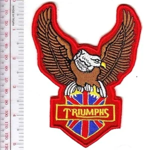 Motorcycle UK Triumph Motorcycles Company Eagle Up Wing Patch - Bild 1 von 1