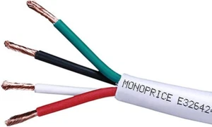 104037 Access Series 12 Gauge AWG CL2 Rated 4 Conductor Speaker Wire / Cable - 1 - Picture 1 of 8