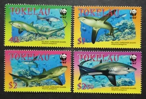 TOKELAU 2002 WWF PELAGIC THRESHER SHARK SET MINT UNHINGED - Picture 1 of 1