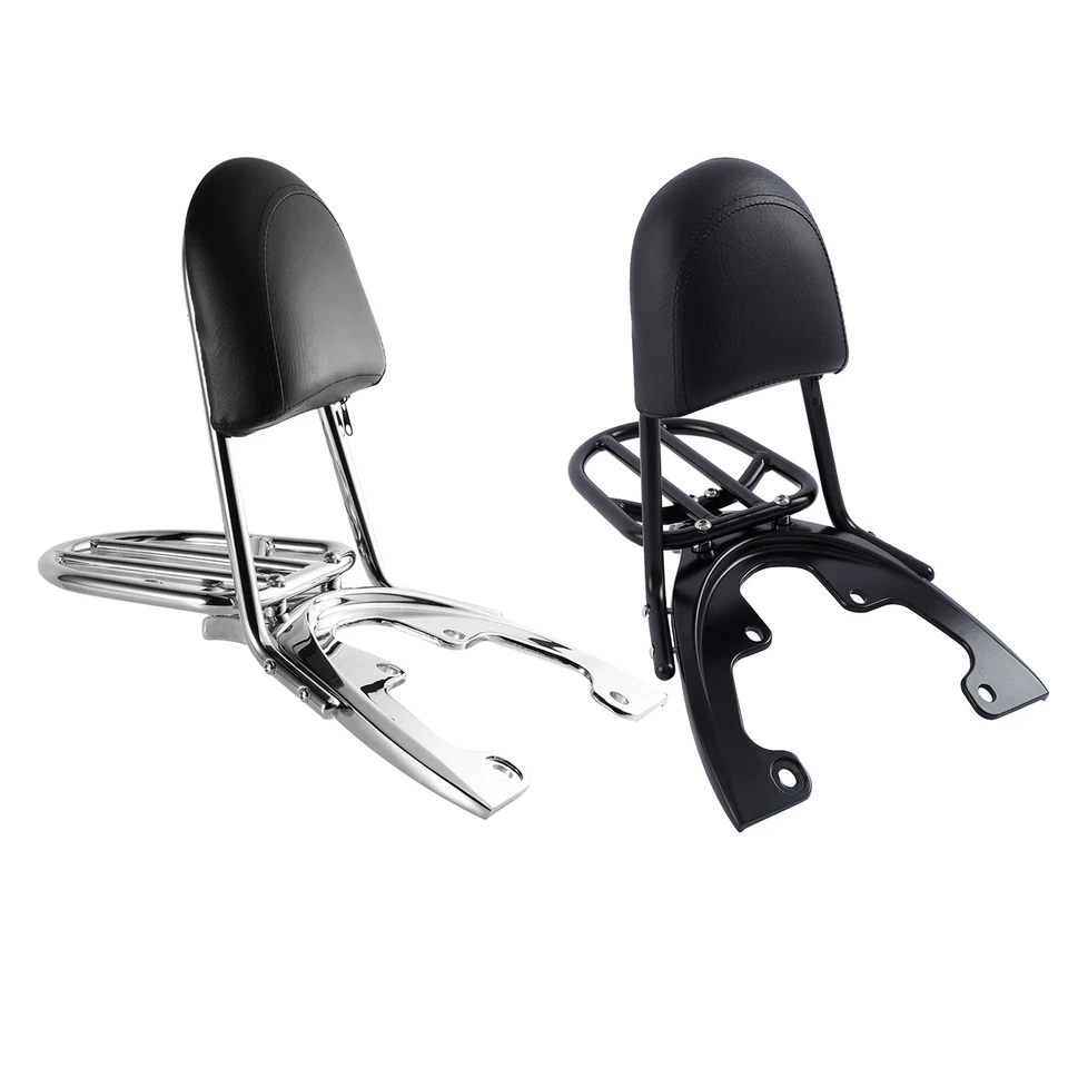 Encosto de passageiro com bagageiro compatível com Harley VRSCAW V-Rod 2007-2011 - Imagem 1 de 4