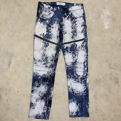 Vintage Y2K Jeanius Akademiks Moto Denim Jeans Size 32 X 29 - Image 1 of 4