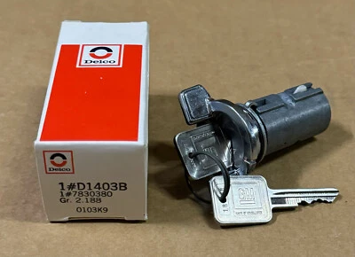 NOS Ac/Delco Ignition Switch Caprice '82-'92 Fleetwood '82-'90 w/ Original Keys - Image 1 of 4