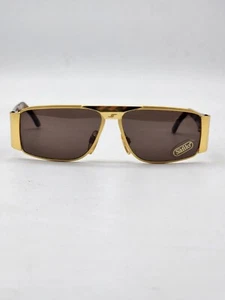 Vintage Safilo 90s Sunglasses - Gold Made Italy New Old Stock - Picture 1 of 6