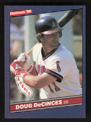 1986 Donruss #57 Doug DeCinces California Angels - Image 1 of 2