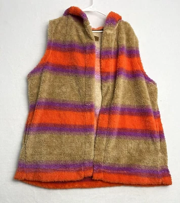 Koolaburra por UGG Longline Polar Acogedor Sherpa Chaleco con Capucha Chaqueta Bolsillos Talla 2X Foto 1 de 4