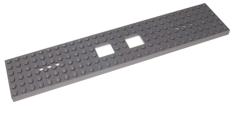 LEGO - Grundplatte 6x28 dunkelgrau für Eisenbahn Lokomotive Waggon 92339 NEUWARE - Bild 1 von 1