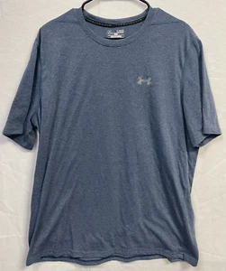 Under Armour - Camicia atletica blu da uomo aderente - taglia XL da uomo - Foto 1 di 11