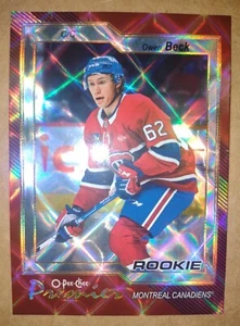 Owen Beck 2023-24 O-Pee-Chee Hockey OPC Premier Diamond Rainbow P-81. #/75 - Picture 1 of 2