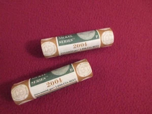 2004 Westward Journey Jefferson Nickel Peace P&D U.S. Mint Roll - Picture 1 of 4