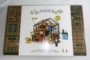 Kit de casa de muñecas Rolife con muebles miniatura modelo 3D madera casa de flores de Cathy - Imagen 1 de 11