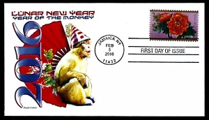 USA, SCOTT # 5057, PANDA FDC COVER - LUNAR NEW YEAR OF THE MONKEY 2016 - Picture 1 of 1