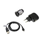 ZTE A110 Set aus USB Kabel, USB Adapter, Kfz Adapter, 2100mA