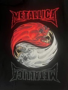 Camiseta negra manga corta adulto ying yang grande - Imagen 1 de 1