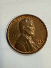 1956 D WHEAT CENT L ON RIM