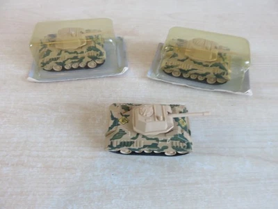 Majorette Camouflaged Tanks, sealed x 2, unsealed x 1. - Image 1 of 4