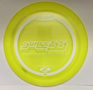Discraft Z Surge SS Distance Driver Yellow 172 Grams - Picture 1 of 4
