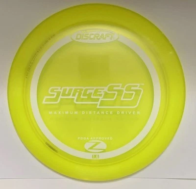 Discraft Z Surge SS Distance Driver Yellow 172 Grams - Image 1 of 4