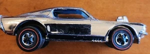 🔥Rare🔥Vintage Redline Hot Wheels 1970 Mustang Boss Hoss -A1 Club Car, Chrome - Picture 1 of 10