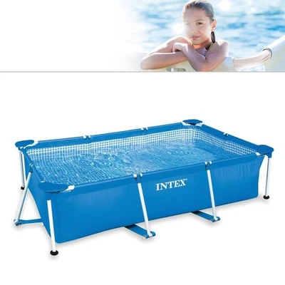 Intex 28271 Piscina Metal Frame Rettangolare 260x160x65 cm senza Pompa Filtro - Immagine 1 di 4
