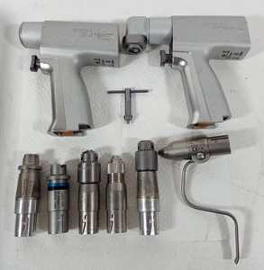 Stryker System 5 4203 Rotary & 4208 Sagittal Hand Pieces with Accessories - Picture 1 of 9
