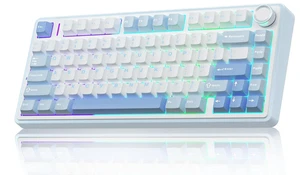 AULA F75, Wireless Mechanical Keyboard, Hot Swappable Creamy Keyboard - Picture 1 of 8