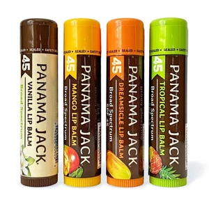 Sunscreen Lip Balm - SPF 45 Flavor Pack Broad Spectrum UVA-UVB Sunscreen Prot... - Picture 1 of 9