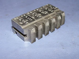 GEOMETRIC 1 11/16"-32 MILLED CHASERS, FOR 1 3/4" DS DIE HEAD, LEAD THREADS GROUN - Picture 1 of 1
