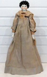 ANTIQUE Vintage VICTORIAN Porcelain Beauty CHINA DOLL & CLOTHES / CIVIL WAR Era - Picture 1 of 11