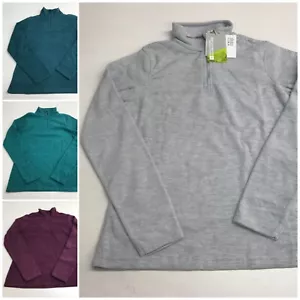 NEW Mountain Warehouse Women’s Zip Neck Fleece Sweartshirt UK 6 - 22 Lightweight - Picture 1 of 15