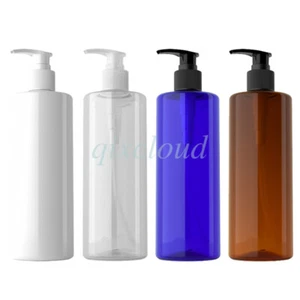 500ml 17oz Empty Lotion Pump Bottles for Shampoo Gel Soap Dispenser Refillable - Picture 1 of 13