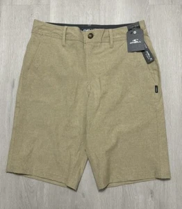 O'Neill Loaded Mini Stripe Hybrid Board Shorts Sizes 30, 36, 38 & 40 NEW Khaki - Picture 1 of 5