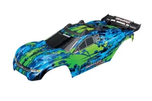 Traxxas Rustler 4x4 Clip less Brand New In Bag Green And Blue Colour - Picture 1 of 4