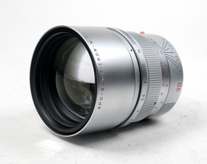 Seltene Leica APO Summicron - M 90mm f2 11885 Silber Chrom verpackt