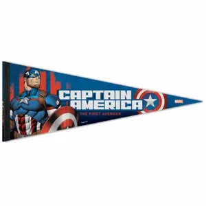CAPTAIN AMERICA THE FIRST AVENGER MARVEL ROLL UP FELT PENNANT 12"x30" WINCRAFT - Picture 1 of 1