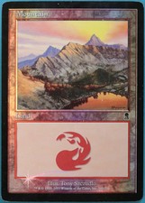 Mountain (346) FOIL Odyssey HEAVILY PLD Basic Land CARD (216004) ABUGames