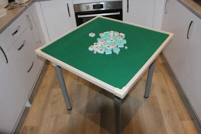 Mahjong MAJIANG table  square foldable with cup holders Mahjong Table 80x80 cm - Image 1 of 4