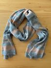 M&S Scarf, Knit, Grey, Silver, Pink